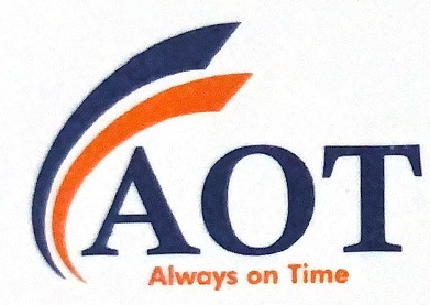 AOT Always On Time logo